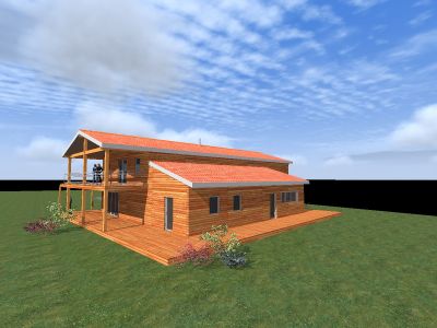 Maison contemporaine Bois massif