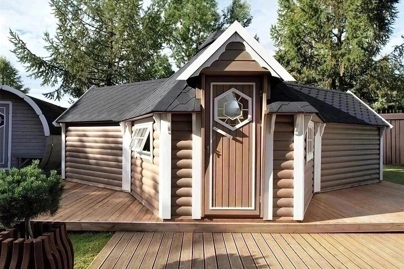 Maison bois massif