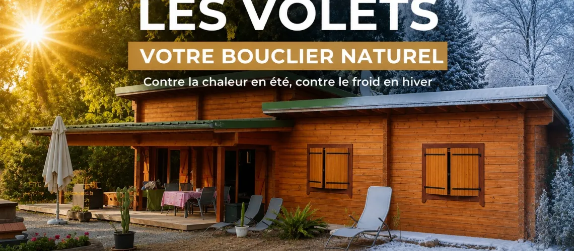 Volets bois battants ou coulissants, volets roulants boucliers contre le froid et la chaleur